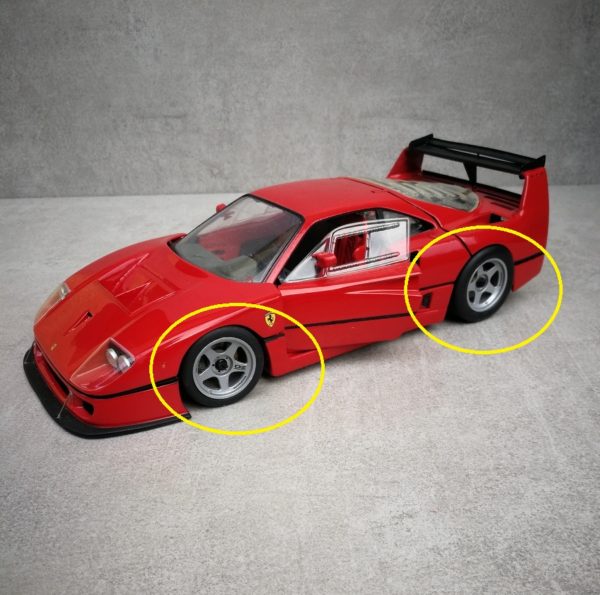 FERRARI F40 LM - Rims "OZ 1" 1/18 - Image 2