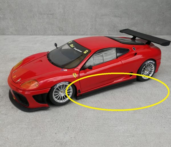 FERRARI 360 GT MODENA - Side-Skirt 1/18 - Image 2
