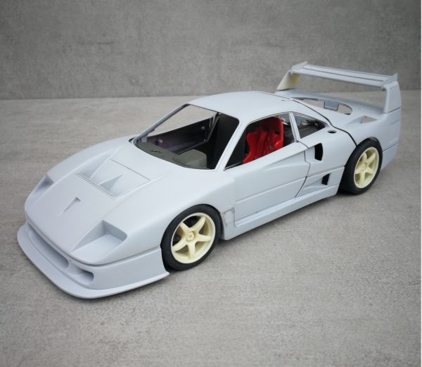 FERRARI F40 LM - Tires slick 1/18 - Image 2
