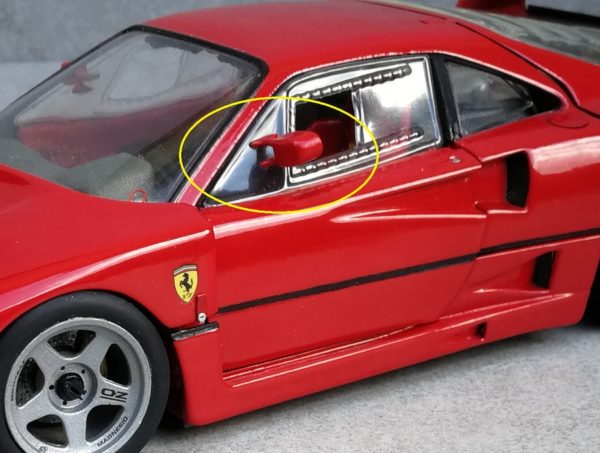 FERRARI F40 LM - Mirrors (3)  1/18 - Image 2