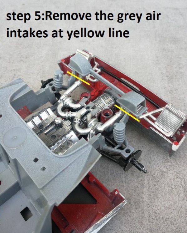 FERRARI F40 LM - Engine kit 1/18 - Image 11