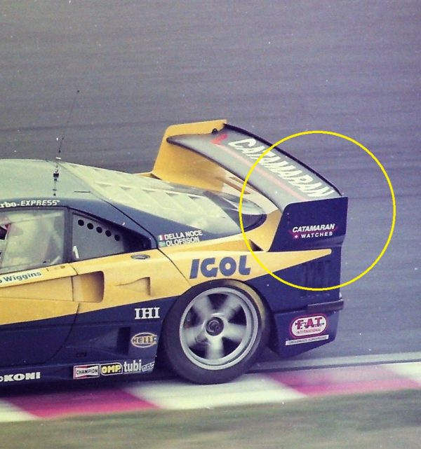 FERRARI F40 GTE – Rear wing (2) 1/18 - Image 3