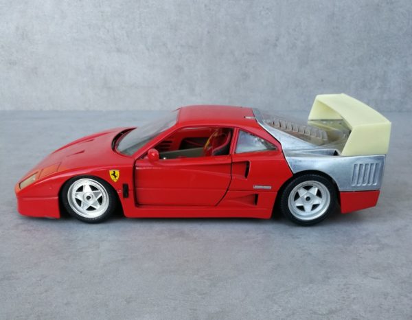 FERRARI F40 GTE – Rear wing (2) 1/18 - Image 2