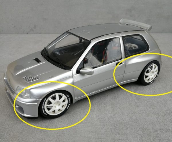 RENAULT CLIO MAXI – Rims “26mm” 1/18 - Image 3