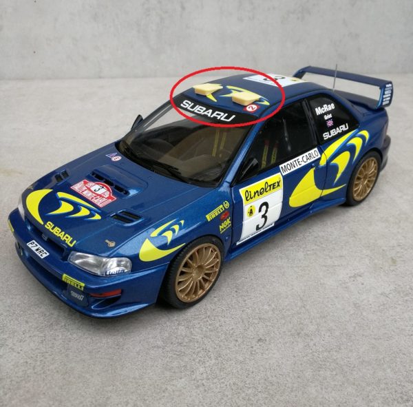 SUBARU IMPREZA WRC - Roof sccop 1/18 - Image 3