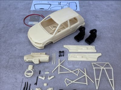PEUGEOT 106 GTI 16V RALLYE FULL KIT 1/18